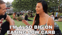 Im Also Big On Eating Low Carb Tinger Hseih GIF - Im Also Big On Eating Low Carb Tinger Hseih Dash Of Ting GIFs