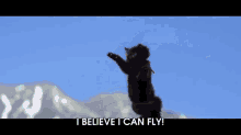 This Is A Flying Cat! GIF - Pet Cat Black GIFs