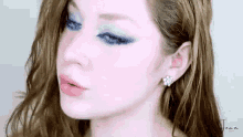 Blue Love GIF - Blue Love Makeup GIFs