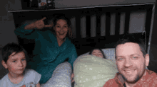 Family Bed GIF
