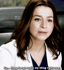 Greys Anatomy Amelia Shepherd GIF - Greys Anatomy Amelia Shepherd So Sleep Is Not Really My Thing Right Now GIFs