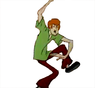 Shaggy Dance Sticker - Shaggy Dance Scooby Doo Stickers