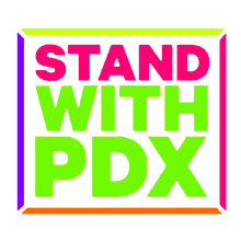 stand with pdx pdx oregon portland portland protest
