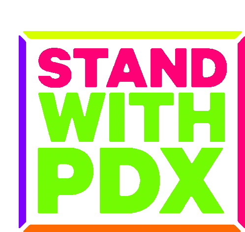 Stand With Pdx Pdx Sticker - Stand With Pdx Pdx Oregon Stickers