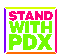 Stand With Pdx Pdx Sticker - Stand With Pdx Pdx Oregon Stickers