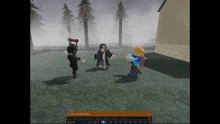 a screenshot of a video game shows a person with a sword standing next to another person with a sword