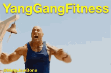 yang gang fitness yang gang the rock strong dwayne johnson