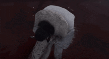 a close up of a person 's hand with blood coming out of it