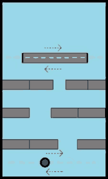 a drawing of a maze with arrows pointing to different directions
