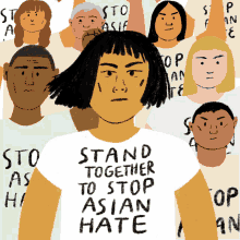 stand together to stop asian hate stop asian hate asian community discrimination minorities