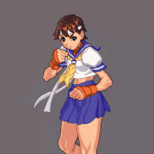 Sakura Street Fighter GIF - Sakura Street Fighter Alpha GIFs
