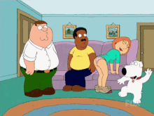 Brian Slapping Lois - Family Guy GIF - Spank GIFs