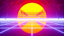 Sunset Retro Retro GIF - Sunset Retro Retro Synthwave GIFs