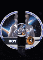 a man in a rockets alliance shirt is in a circle