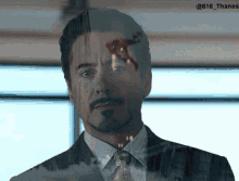 Tony Stark Ironman GIF - Tony Stark Ironman 616_thanos GIFs