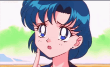 Sailor Mercury Confused GIF - Sailor Mercury Confused Thinking GIFs