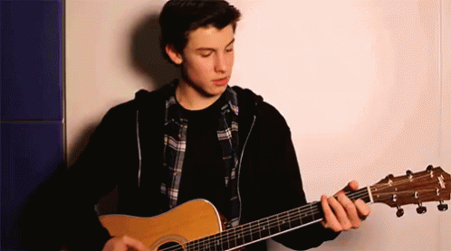 Shawn Mendes Plays A Rock Star GIF - Shawn Mendes Guitar Frustrated GIFs