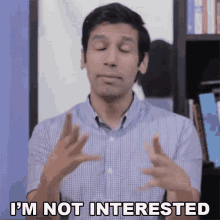 Im Not Interested Kanan Gill GIF - Im Not Interested Kanan Gill Not My Cup Of Tea GIFs