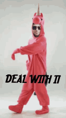 Deal With It Unicorn GIF