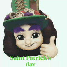 Saint Patricks Day Thumbs Up GIF - Saint Patricks Day Thumbs Up Smile GIFs