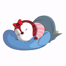 tired sleep penguin goodnight good night