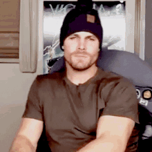 Stephen Amell Serious GIF