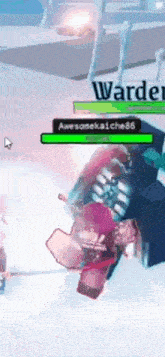 a person is playing a video game on a computer with a skeleton in the background .