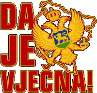 Crnogorci Crna Gora Sticker
