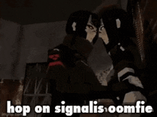 Signalis Hop On Signalis GIF - Signalis Hop On Signalis Lesbian GIFs