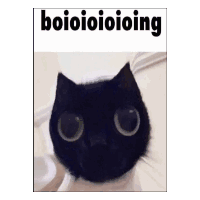Boioioioioing Cat Sticker - Boioioioioing Cat Brain Damage Stickers