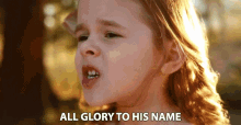 All Glory To His Name Claire Ryann Crosby GIF - All Glory To His Name Claire Ryann Crosby Claire And The Crosbys GIFs