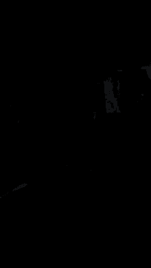 a man in a black shirt and shorts is dancing in a room