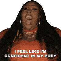 I Feel Like I'M Confident In My Body Love Hip Hop Miami Sticker - I Feel Like I'M Confident In My Body Love Hip Hop Miami I Feel Good With My Body Stickers