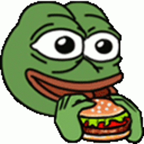 Pepe Burger Sticker – Pepe Burger – discover and share GIFs