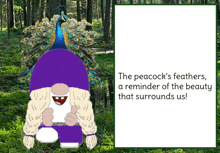 Gnome Peacock GIF