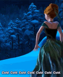 When I Forget To Bring A Jacket GIF - Frozen Anna Freezing GIFs