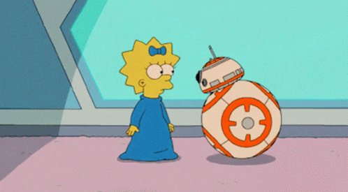 The Simpsons Maggie Simpson GIF - The Simpsons Maggie Simpson The Force Awakens From Its Nap - Discover & Share GIFs