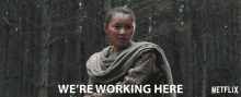 Were Working Here Were Busy Here GIF