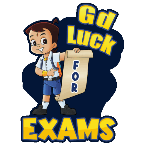 Good Luck For Exams Chhota Bheem Sticker - Good Luck For Exams Chhota Bheem Aap Ke Exam Ke Liye All The Best Stickers