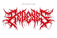 a logo for a band called emperors is shown on a white background