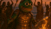 a frog with the number 42 on its chest