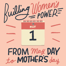 Building Womens Power From May Day To Mothers Day GIF - Building Womens Power From May Day To Mothers Day Feliz Dia De Las Madres GIFs