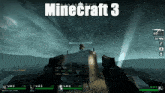 a video game called minecraft 3 is being played on a computer