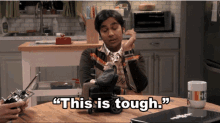 This Is Tough Raj GIF - This Is Tough Raj Big Bang Theory GIFs
