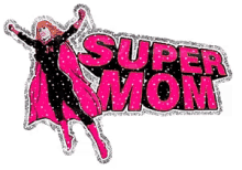 Super Mom Glitter GIF - Super Mom Glitter Pink Cape GIFs
