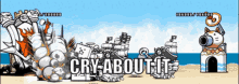 The Battle Cats Cry About It GIF - The Battle Cats Cry About It GIFs