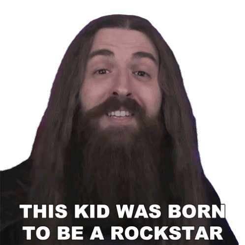This Kid Was Born To Be A Rockstar Samus Paulicelli Sticker - This Kid Was Born To Be A Rockstar Samus Paulicelli 66samus Stickers