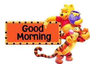 Good Morning Winnie The Pooh Sticker - Good Morning Winnie The Pooh Greetings Stickers