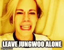 Yestodays Leave Jungwoo Alone GIF - Yestodays Leave Jungwoo Alone GIFs