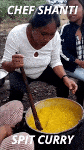 Shanti Spit Spit Curry GIF - Shanti Spit Spit Curry Chef Shanti GIFs